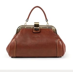 NWOT Giani Conti Melania Satchel Crossbody Doctor Leather Handbag